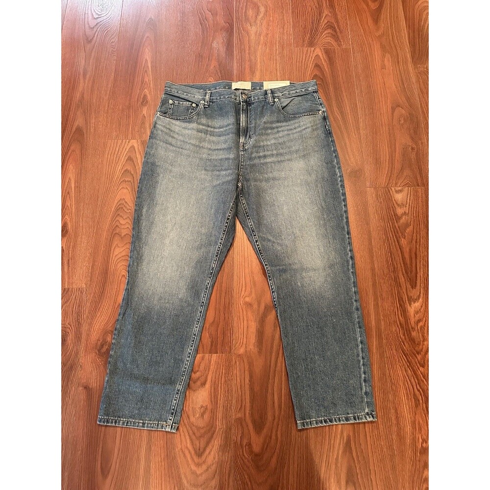 EVERLANE‎ The Super-Soft Relaxed Jeans Women's Size 33R Vintage Light-Blue
